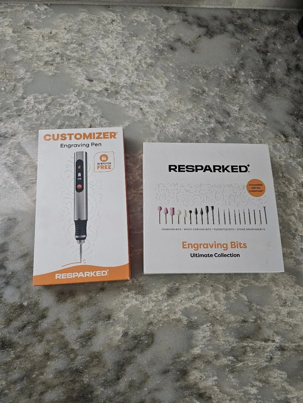 Resparked Customizer Engraving Pen + Ultimate Bits Collection Bundle READ